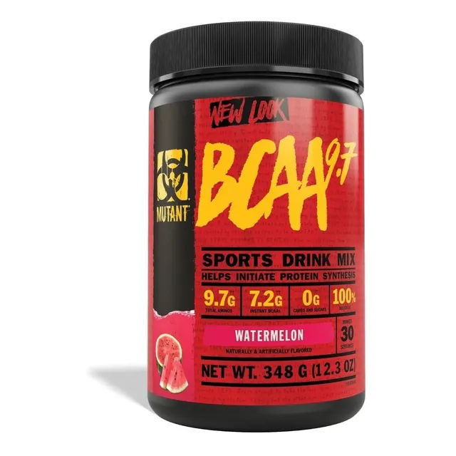 Mutant Bcaa 9.7 - 30 Serv, Aminoácidos + Electrolitos, Eaa Sabor Watermelon