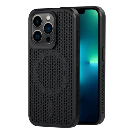 Funda Para iPhone 12 Magsafe Malla Térmica Negro