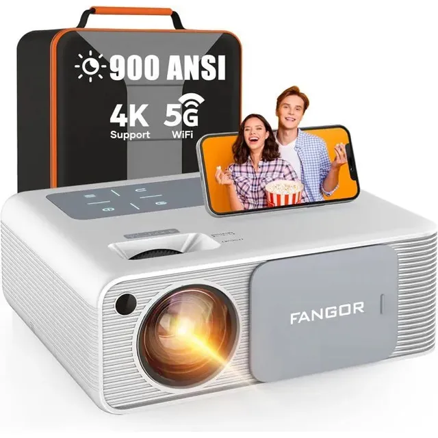 Proyector Máximo Brillo 900 Ansi Wifi Bluetooth Led.