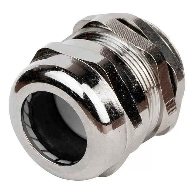 Glandula Metalica Conector Para Cable 32 A 38mm Diametro 5u