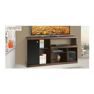 Mesa De Tv Estocolmo - Tabaco Color Marrón Mesa De Tv Estocolmo - Tabaco Color Marrón