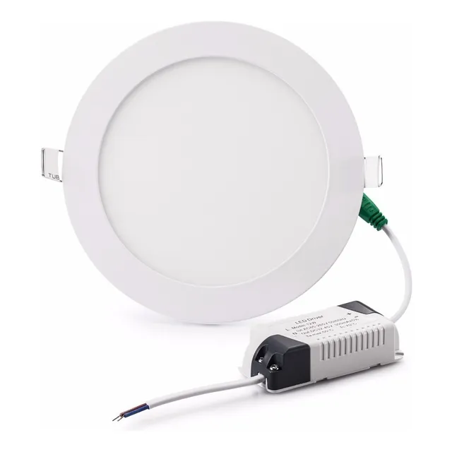 Lámpara Panel Led 3w Redondo De Incrustar Luz Blanca