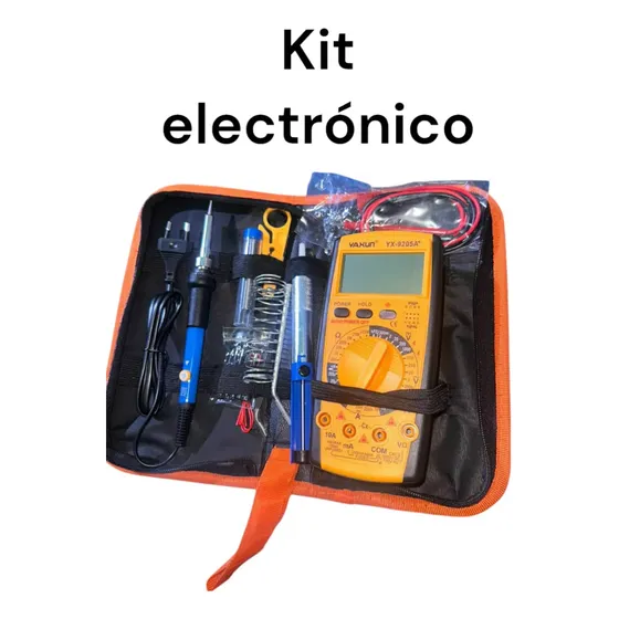Kit Electrónico, Cautín, Base Cautín, Extractor, Tester Etc 
