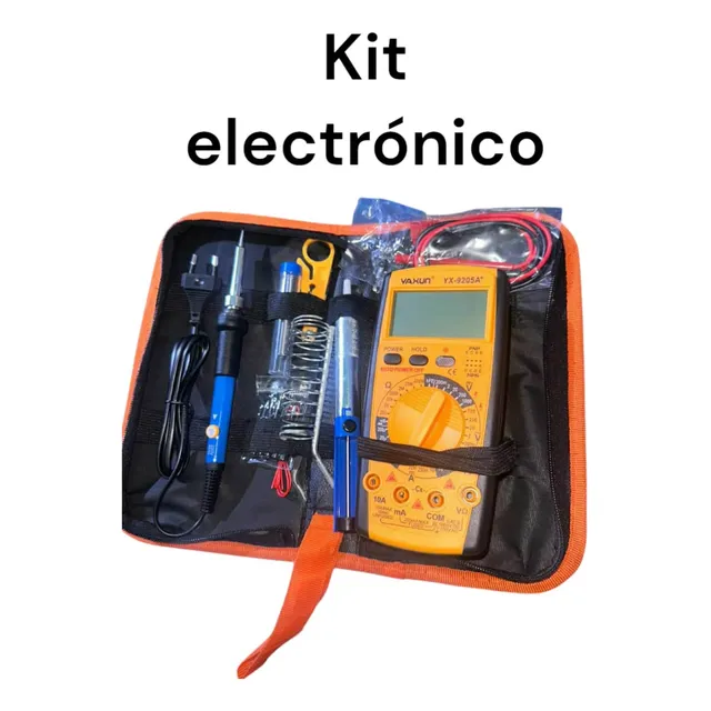 Kit Electrónico, Cautín, Base Cautín, Extractor, Tester Etc 