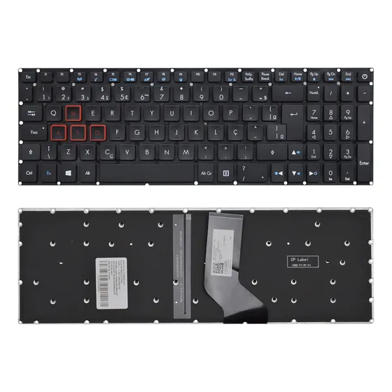 Teclado Para Notebook Acer Aspire Nitro V15 Vn7-593 Abnt2