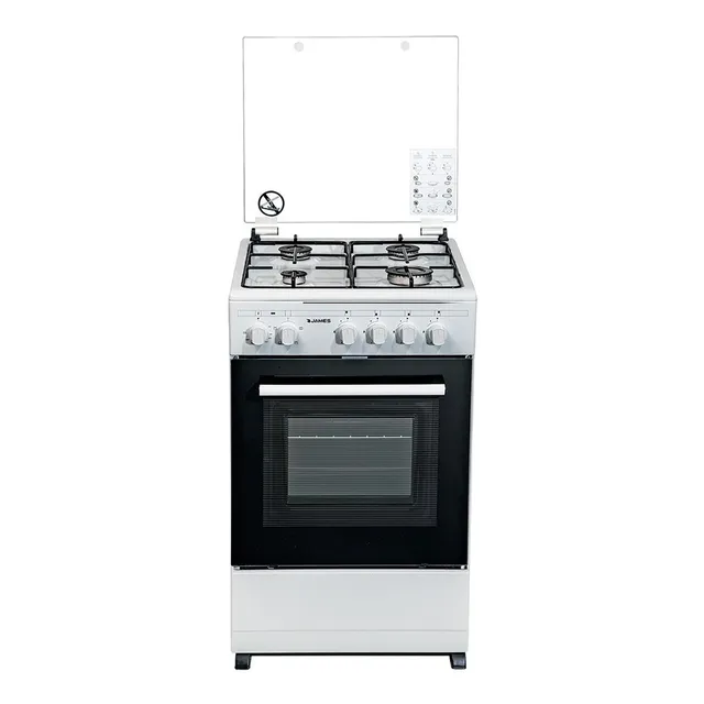 Cocina James C-550 TKS BL color blanco con puerta con visor 220V