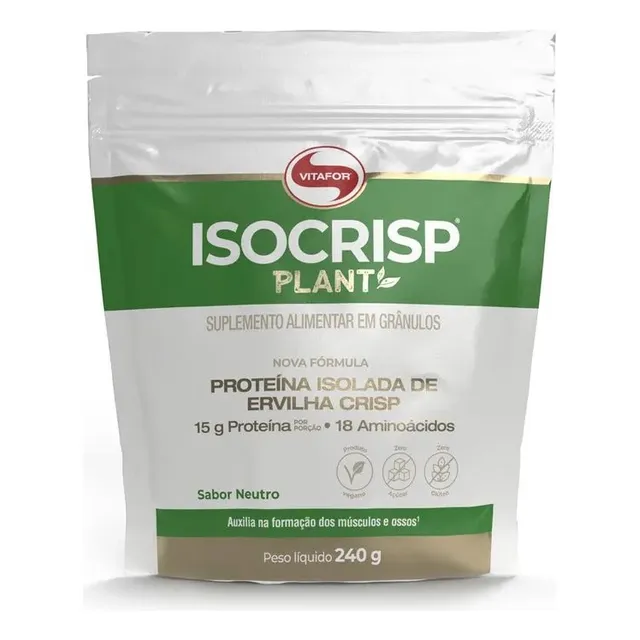 Isocrisp Plant Vegan Refil 240g Vitafor - Original