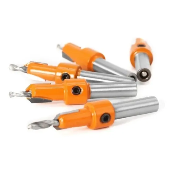 Brocas Avellanadoras Para Carpintería, 5 Pzs. Avellanado 8mm