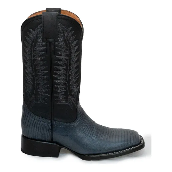 Bota Vaquera Bull Dog Piel 100% Original Grabado Lizard