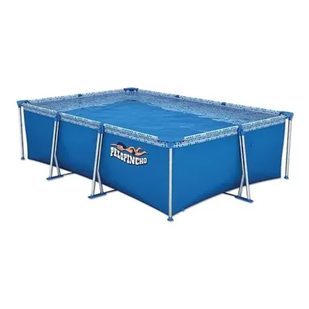 Pileta estructural Pelopincho 1055 rectangular 4500L lona azul 2x3m con válvula