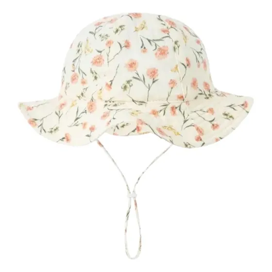 Sombrero Ala Ancha Clavel 48cm Para Bebé De 6-12 Meses