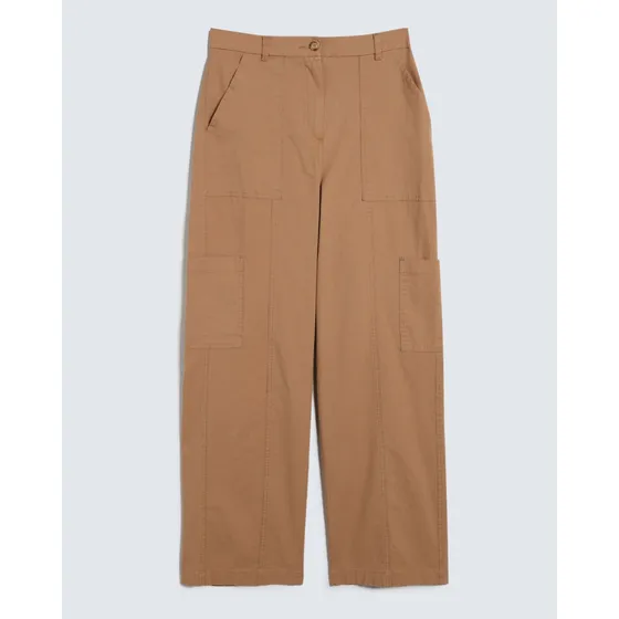 Pantalon De Mujer Seven Color Camel En Algodón #28071780