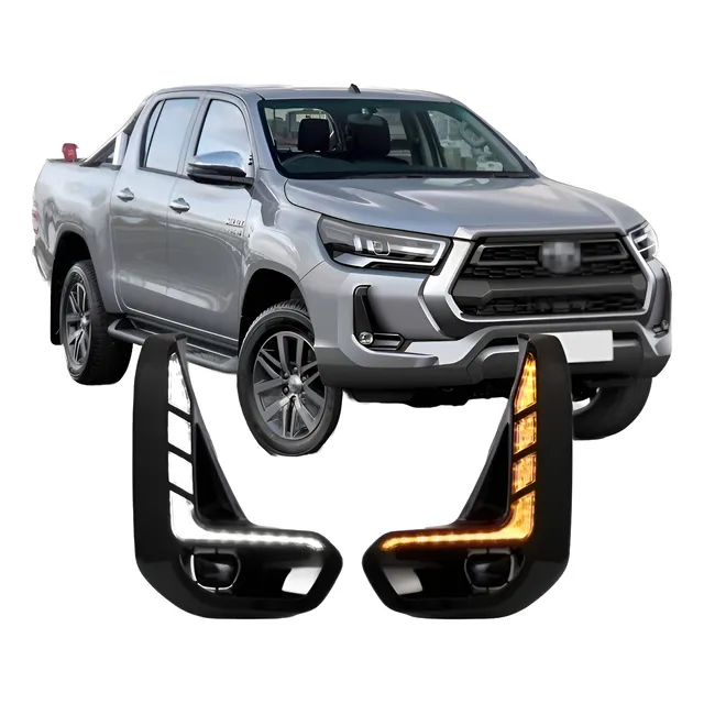 Luz Diurna Toyota Hilux Revo 2020+ Drl/tapa Neblinero Dual