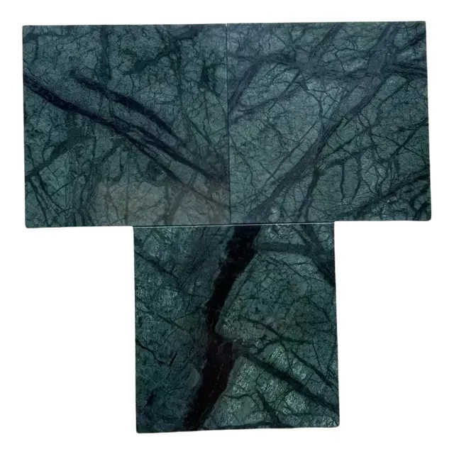 Baldosas De Mármol Pulido Verde Alpes Tamaño 30,5 X 30,5 Cm