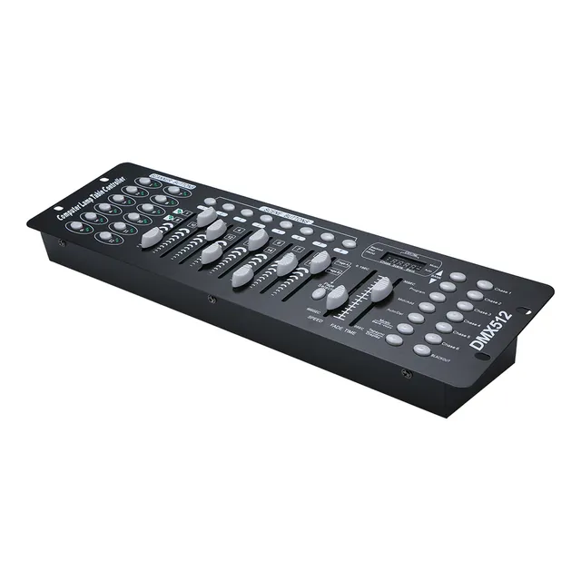 Mini Consola Controladora Dmx512 De 192 Canales Y 16 Canales