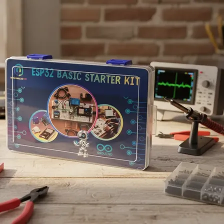 Kit Eletronica Iniciante Esp32 Wifi Completo Tudo Organizado