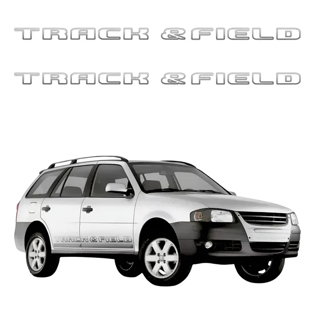 Adesivos Faixas Laterais Parati Track & Field Par Volkswagen