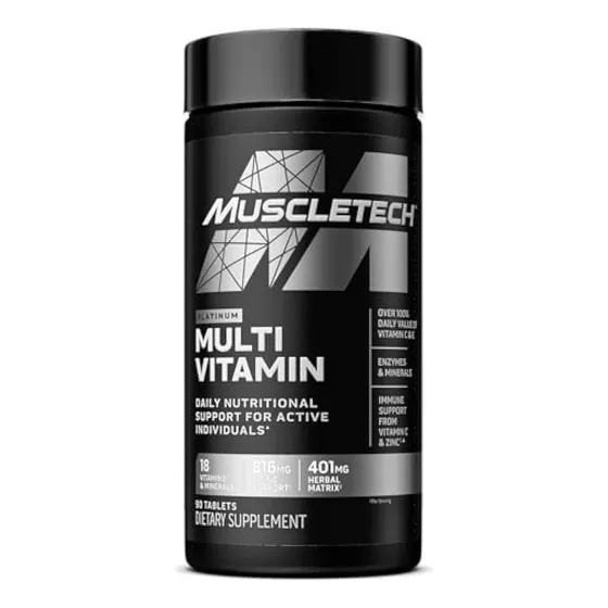 Multivitamínico Muscletech Platinum Para El Sistema Inmunita
