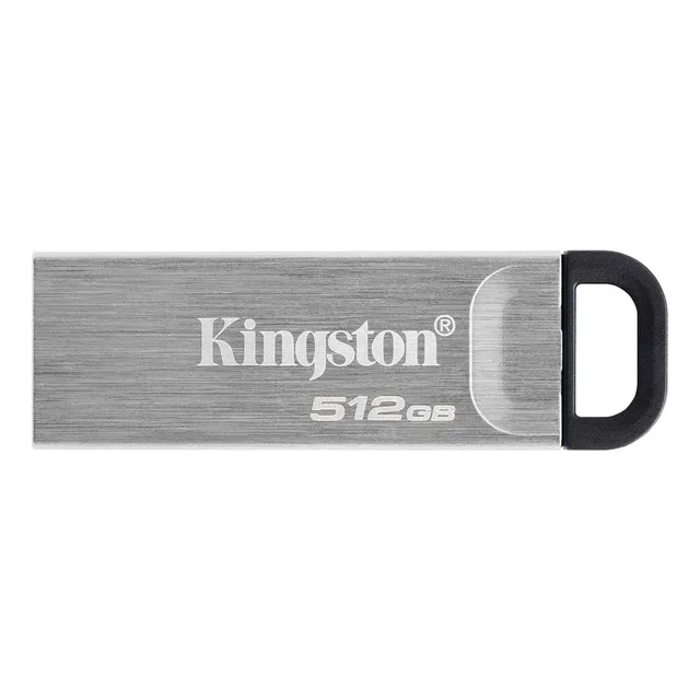 Kingston Usb Datatraveler Kyson 512gb Usb-a 3.2 Gen1 200mb/s Color Plata Liso