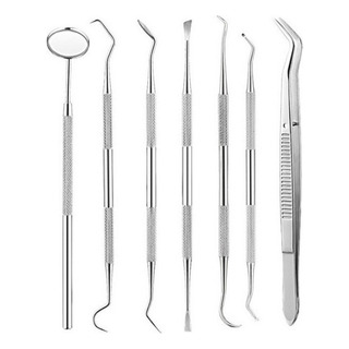 6 Herramientas De Limpieza De Dientes De Acero Inoxidable. 6 Herramientas De Limpieza De Dientes De Acero Inoxidable.