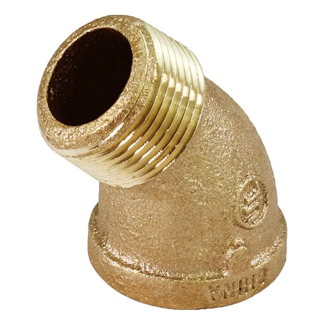 Supply Giant Codo Calle Laton Grado Plomo Conector Macho