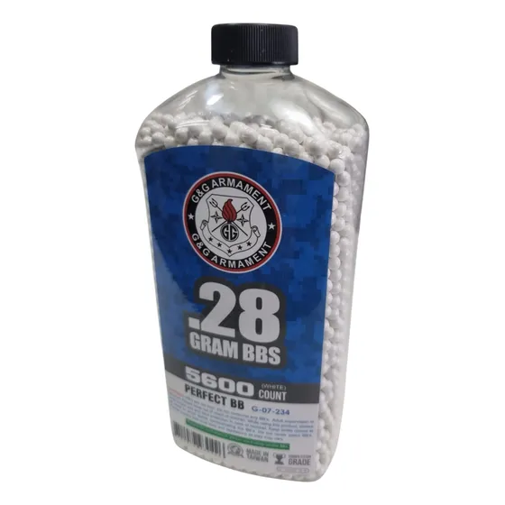 Munição Airsoft Bbs Botella G-07-234 G&g 0.28g 5600rds 6mm