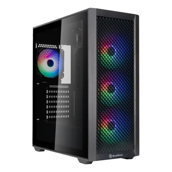 Gabinete Silverstone Fara 515xr 4x Coolers Leds Color Negro