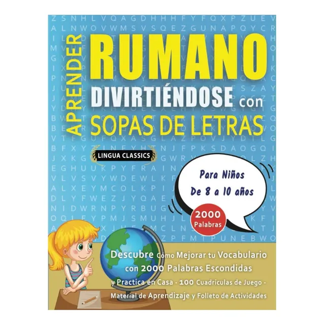 Libro: Aprender Rumano Divirtiéndose Con Sopas De Letras De