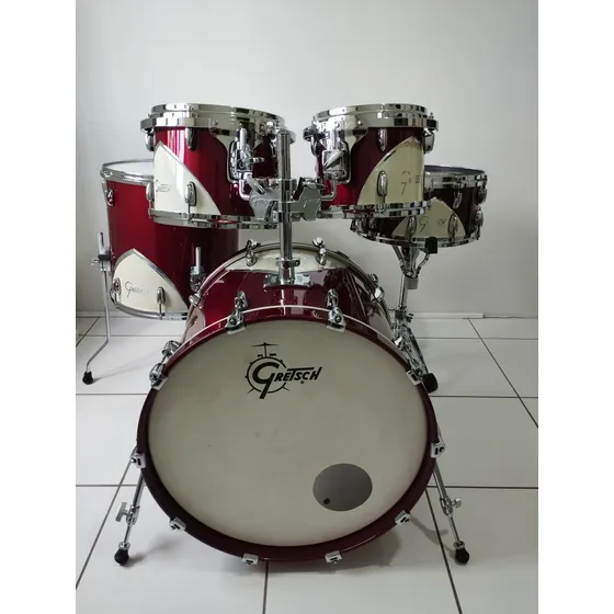 Bateria Gretsch Renown Maple 57 Motor City Red Cadillac
