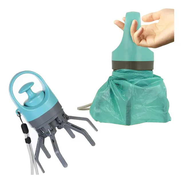 Recogedor Pala Popo Excremento Perro Mascota Automatico Bols