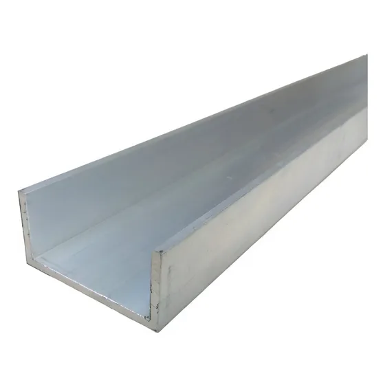 Perfil U Aluminio Desigual 2 X 4 X 2 X 1/8  C/ 50cm