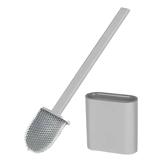 Escobilla De Baño Cepillo Punta Flexible Silicona