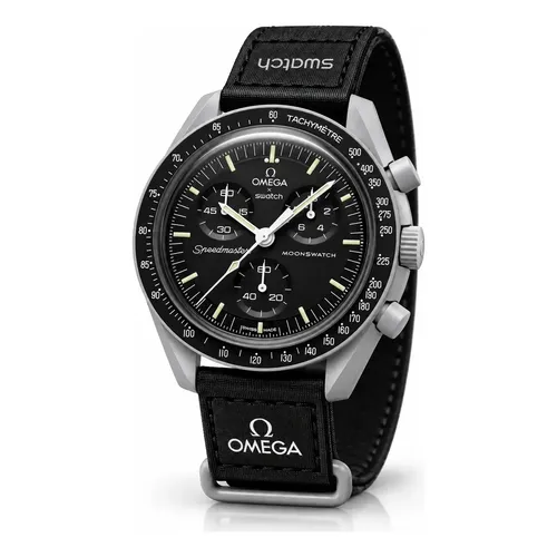 Relógio Omega x Swatch Mission to the Moon Moonshine Gold Edition