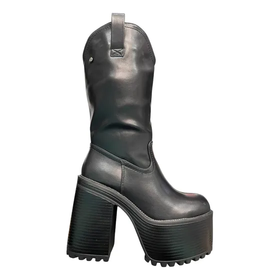 Botin Mujer Eco Cuero Con Plataforma Y Tacon Dupe Bratz Dama