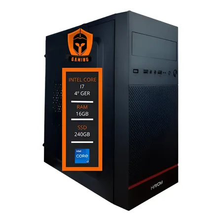 Computador Gaming Info Intel I7 4ª Geração Ssd 240gb 16gb 16 Gb