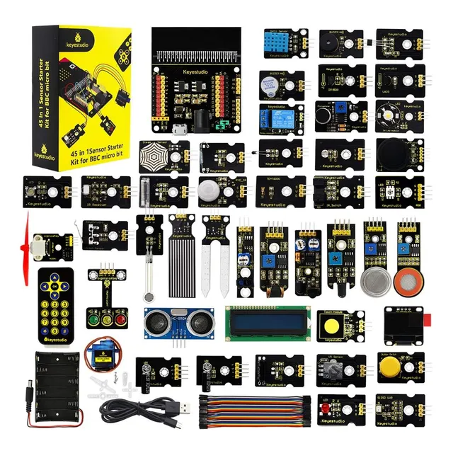 45 Sensores Starter Kit Para Bbc Microbit Sin Placa