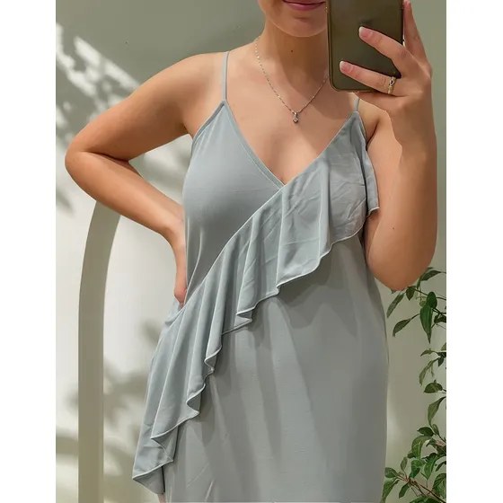 Vestido Semiformal H&m Turquesa-nuevo