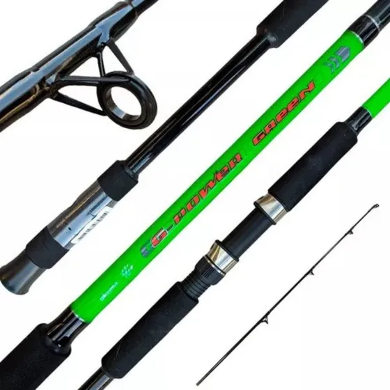 Caña Okuma G Power 3,6 Mts 2 Tramos Spinning Variada Verde