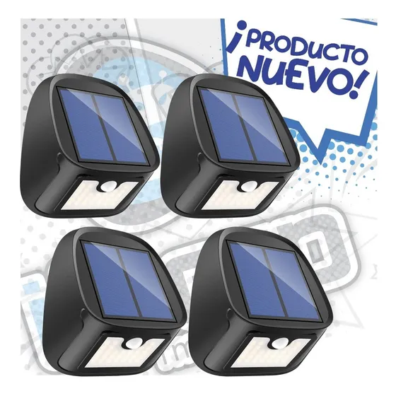 Lampara Luz Solar 29 Led Sensor Movimiento Exterior Waterpro