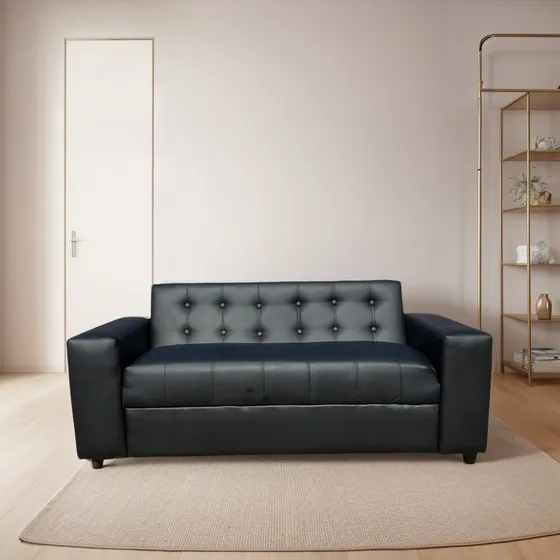Sofa Ecocuero Botones