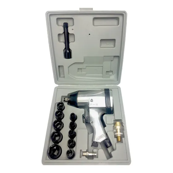 Llave De Impacto Neumatica 1/2 + Dados Y Accesorios 
