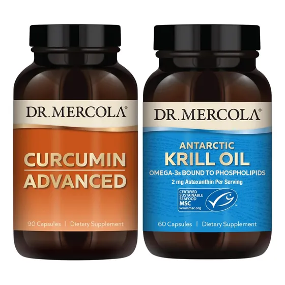 Suplementos Dr Mercola Curcumina Avanzada  Y Krill Oil