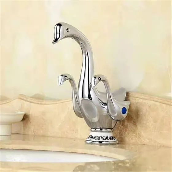 Omoons Grifo Mezclador Lavabo Baño Laton Para Fregadero Frio