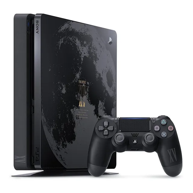 Sony PlayStation 4 Slim 1TB Final Fantasy XV Luna Edition color negro azabache