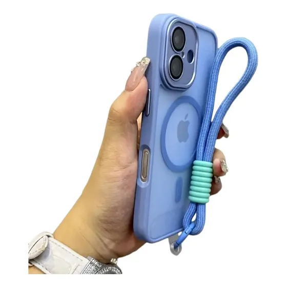 Funda Para iPhone Magsafe De Uso Rudo Con Protector De Cámara+correas