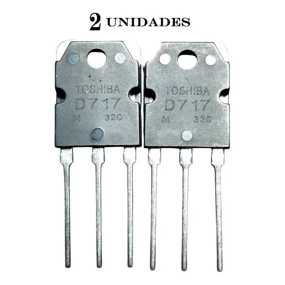 Pack 2 Transistores Toshiba D717 2sd717 Nte2534 Ecg2534