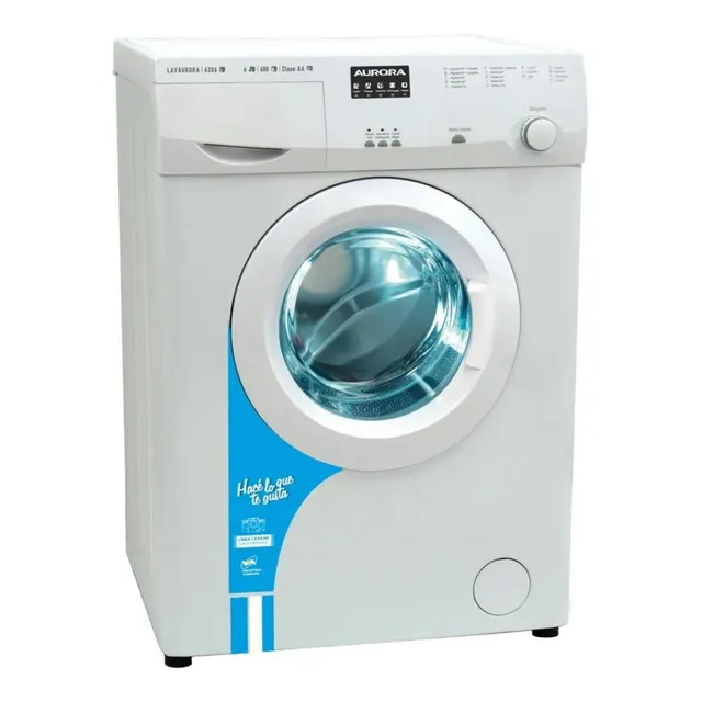 Lavarropas automático Aurora Lavaurora hasta 6kg 220V color blanco