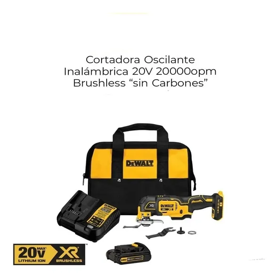 Cortadora Oscilante Inalámbrica Dewalt 20v 