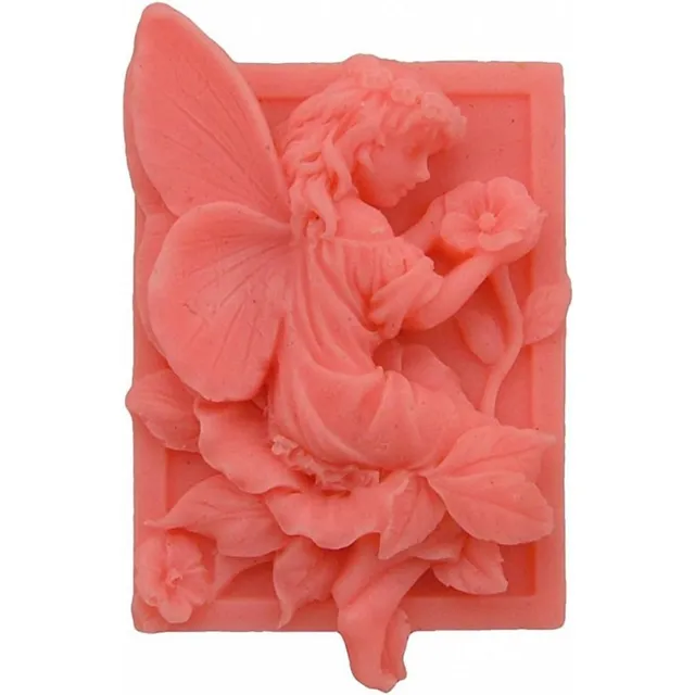 Molde De Silicona Hada Especial Jabon Y Velas.