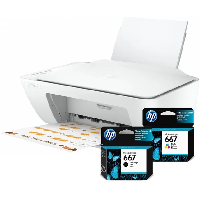 Multifuncional Hp Deskjet 2374 + Combo Cartuchos Sellada